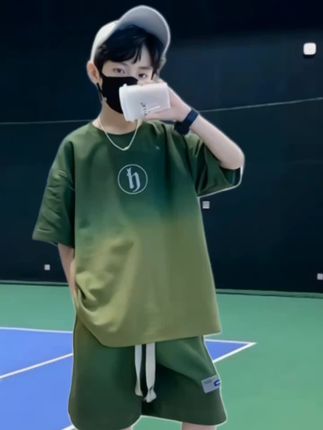 【高品质】儿童装男童夏装套装2025新款中大童男孩衣服薄款夏季套装