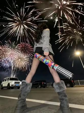 手持加特林烟花照豆包指令教程来了#豆包#豆包ai#豆包Ai#手持加特林