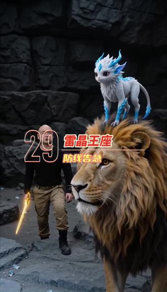 第 29 集高能更新!雷晶王座屏障破碎,黑雾反噬阿金!鎏金雄狮濒临黑化,男主被迫直面失控的伙伴!王座本源之力突然觉醒,是救赎还是更深的危机?#AI原创 #短剧 #我与雄狮的奇幻历险记 #硬汉风短剧