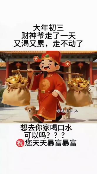 #手绘#手绘画作品#手绘视频制作#财神爷#新年快乐