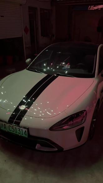 小米车上看烟花#小米汽车 #烟花