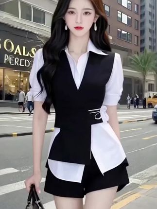 #高级感穿搭 #气质套装 #辣妹穿搭 #夏季穿搭 #我又心动了