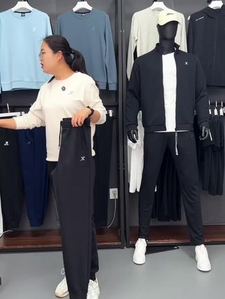 #男装穿搭 #运动套装穿搭 #实体服装店 #男装裤子 #户外穿搭 特步秋款上新了,2位数