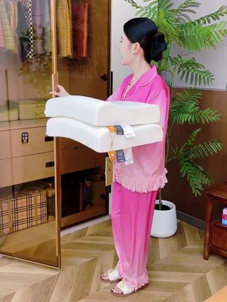 德桥拍1发2五星级酒店睡眠护颈气凝记忆枕头慢回弹家用枕芯学生枕