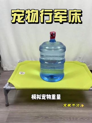 高弹网面稳固承重,四季通用透气防潮!拆洗便捷卫生健康满分,宠物酣睡主人安心!#宠物省钱攻略 #狗狗床