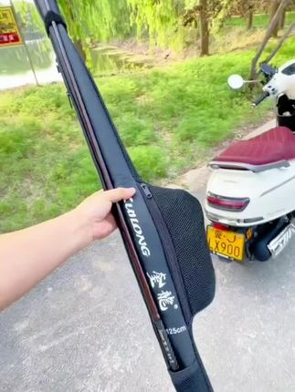 奎龍PU防水耐磨软质三兜一固多功能大肚鱼竿包轻便渔具收纳杆包#大肚竿包 #收纳杆包#户外钓鱼
