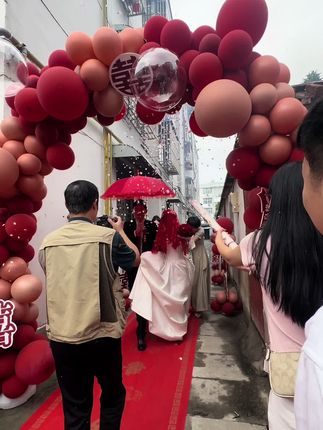 结婚必备烟花雨 氛围感 超出片#出嫁