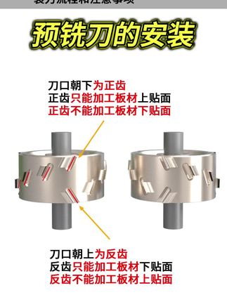 金刚石预铣刀按这个步骤安装就可以#封边机 #开料机 #封边条 #封边机生产厂家 #预铣刀
