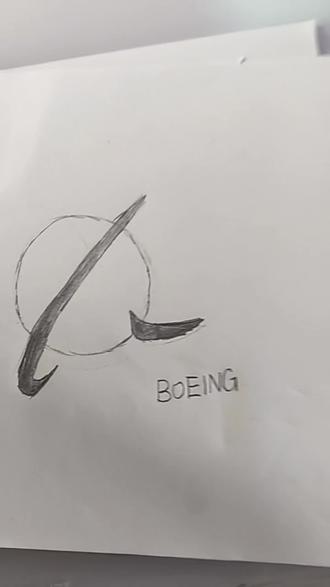 #绘画手绘 #日常瞎画 #画渣本渣 #随手画 #自学画画打卡 波音系列,画的不好,勿喷