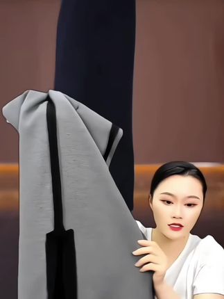 高级感高腰显瘦中长款开叉直筒A版一步裙#时尚穿搭时尚穿搭时尚 #优雅气质 #女神穿搭 #春秋穿搭 #高级感穿搭