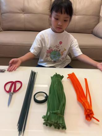 秋天氛围的小柿子#做手工我是认真的