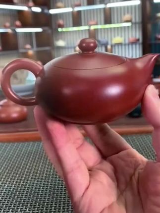 宜兴原矿真品纯手工紫砂壶优质朱泥大红袍凤雏 壶小容量泡茶小品壶
