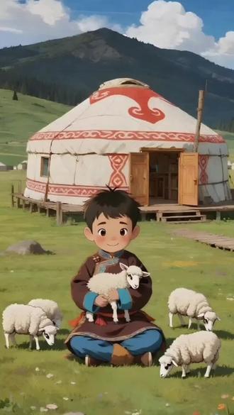 #撒西不理达娜 #不敢带你回内蒙 怕你忘不了草原的美食#AI #萌娃 #抖音