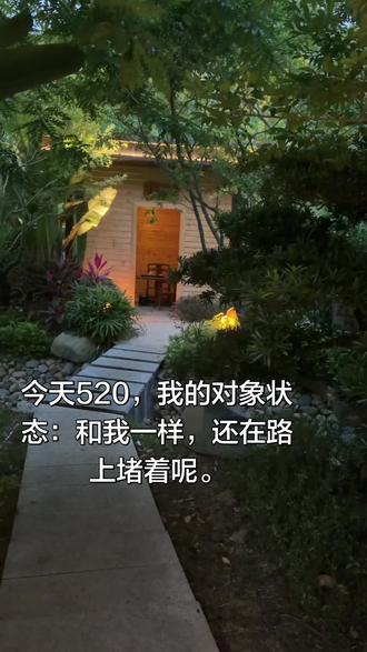 今天520,我的对象状态:和我一样,还在路上堵着呢。#热门#抖音小助手