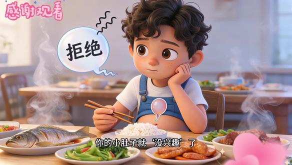 为什么爸妈不让我们饭前吃零食,要等到饭后再吃呢?#睡前故事 #少吃零食多吃饭 #育儿图文 #涨知识啦