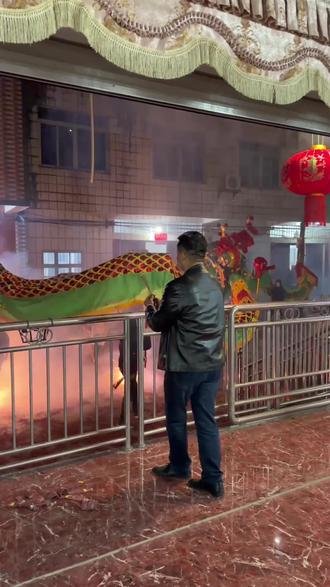 2026年正月初一晚舞龙日记