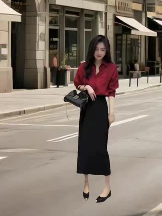 #高级感穿搭 #优雅气质 #每日分享 #街拍小姐姐穿搭秀 #职场穿搭