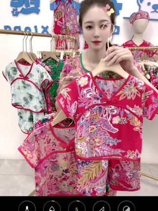 #儿童中式风套装 #高品质童装 #复古风穿搭 #舒适透气又凉快