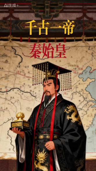 “每日一位历史人物”—秦始皇!#历史 #抖音推广 #抖音推广