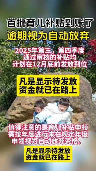 注意了,别错过时间了#热门🔥 #育儿补贴