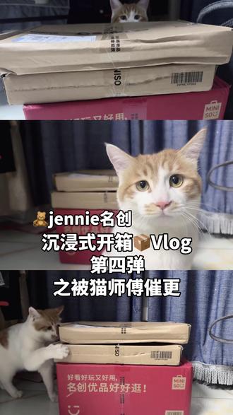 名创✖️jennie联名 开箱第四弹之被猫师傅催更版#jennieminiso #jennie #名创优品好物推荐 #jennie名创#开箱