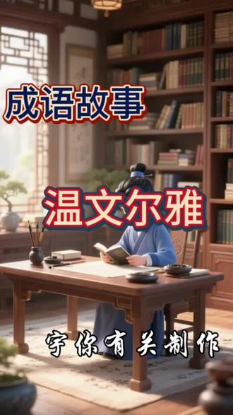 成语故事:温文尔雅#温文尔雅 #成语故事 #讲故事