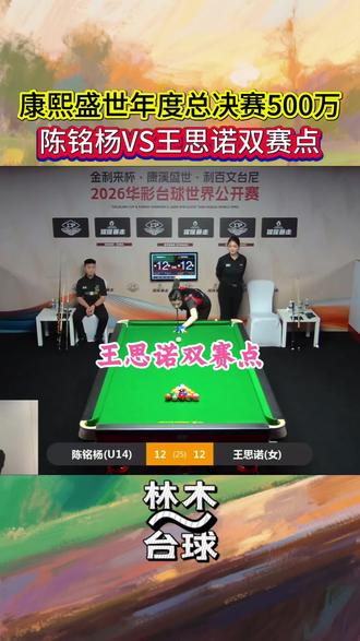 王思诺双赛点#王思诺#康熙盛世总决赛