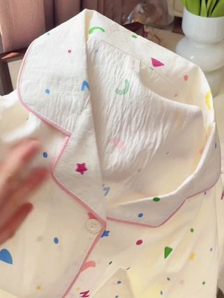 云朵棉春秋家居服,面料好柔软,亲肤舒服#家居服 #春秋家居服 #睡衣 #云朵棉家居服