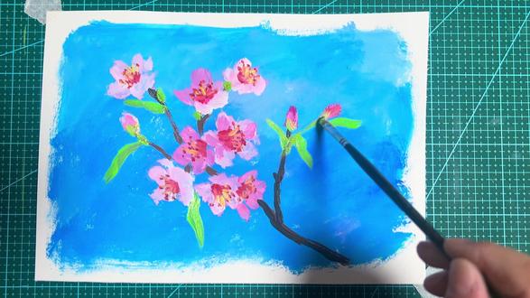 把春天画到纸上~
桃花怎么画,我来教给你#桃花#春天的色彩 #桃花怎么画