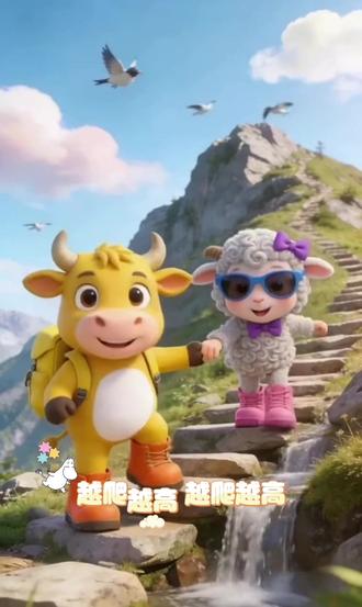 小牛小牛哞哞哞哞叫~#创作者中心 #创作灵感 #儿童益智 #宝宝儿歌 #卡通动画