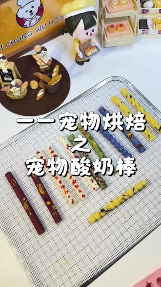 一分钟教会你做狗狗酸奶棒#手工 #狗狗 #宠物 #狗狗磨牙棒制作