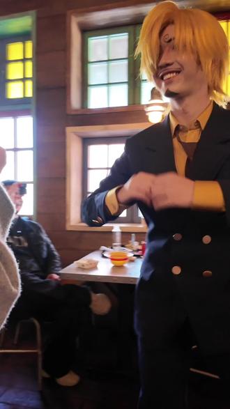 当然可以啦美丽的lady#北京环球影城春日狂欢派对 #海贼王 #山治