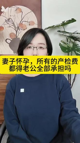 妻子怀孕,所有的产检费就都得老公承担吗? #济南律师 #山东律师 #离婚律师 #婚姻 #情感