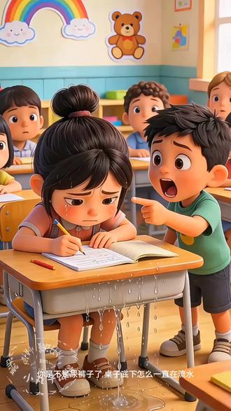 快看,她怎么尿裤子了?#儿童动画 #动漫推荐 #益智动画 #二次元原创@抖加 🔥上热门🔥dou+🔥热点宝 0到3岁儿童动画片早教,儿童搞笑小视频,儿童看的视频搞笑,3岁到6岁的动画片,小朋友爱看的视频,小孩爱看搞笑视频,挖掘机儿童视频,小朋友宝宝爱看的搞笑视频,儿童搞笑小动画短片,小孩子爱看的视频,儿童小宝宝搞笑视频,