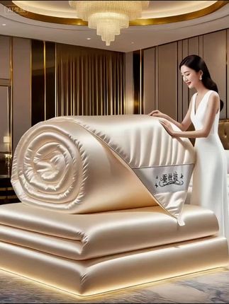 桐乡蚕丝被,睡出自然好眠 源自“中国蚕丝之乡”桐乡,每床蚕丝被都甄选当地优质桑蚕茧,经传统工艺手工剥茧、精细拉制,保留蚕丝原生柔滑质感。 蚕丝纤维富含天然氨基酸,触感如云朵般轻盈亲肤,贴合身体曲线不压身。春秋季单盖透气不闷汗,冬季叠搭保暖不厚重,四季都能享舒适。 无荧光剂、无化学粘合剂,母婴和敏感肌也能安心用。走线工整牢固,蚕丝不易结块移位,长久使用仍保持蓬松。 从田间桑蚕到卧室暖被,桐乡蚕丝被以匠心守护每一夜好眠,给家人一份天然、健康的睡眠呵护。#床上用品 #家纺床上用品 #被子 #蚕丝被 #家居好物