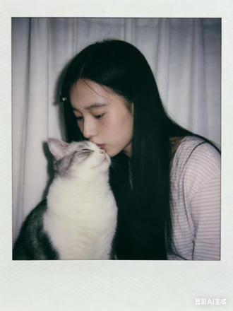 豆包你还是太权威了,和宠物合照拍立得指令教程来啦#我和猫 #萌宠 #豆包ai #豆包P图已经nextlevel了 #豆包app