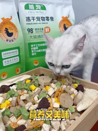 九拼冻干活动中#猫 #猫零食 #猫粮 #宠物