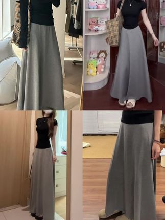 #梨形身材穿搭 #高级感穿搭 #慵懒风穿搭 #半身裙 #显高显瘦显腿长