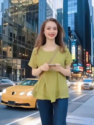 #上衣穿搭 #时髦穿搭 #t恤穿搭 #出游穿搭 #通勤搭配 @巨量千川