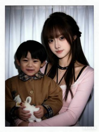 抱小时候男朋友ai指令教程 #豆包ai #豆包P图已经nextlevel了 一键生成抱男朋友小时候 ai抱男朋友小时候指令 #小时候 #情侣装 朋友小时候照片 #情侣