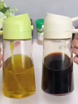 #油壶家用厨房喷倒两用食用喷油壶#玻璃二合一体式喷雾油瓶高档油壶#玻璃喷油壶雾化壶喷油瓶