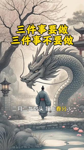 龙抬头撞春分,做什么好做什么不好大家要知道#龙抬头#春分#民俗