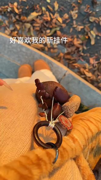 动起来的那一刻声音真的太治愈了 #果壳风铃 #挂件 #手工diy