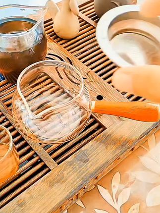 #创作灵感 围炉煮茶器具,全套加厚防烫高档茶杯分茶茶具,公道杯玻璃月牙玻璃杯#今日分享 #茶具好物推荐 #好东西一起分享 #好物推荐🔥