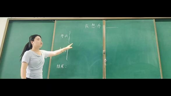 #午睡前的仪式感 #小学教师 #方法技巧 #保证所有孩子有话可写
二下第七单元看图写话:我想养_