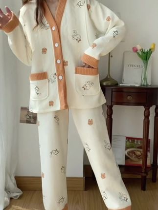 #孕妈哺乳月子服 #月子服 #哺乳衣 #秋冬月子服 #秋冬月子服套装