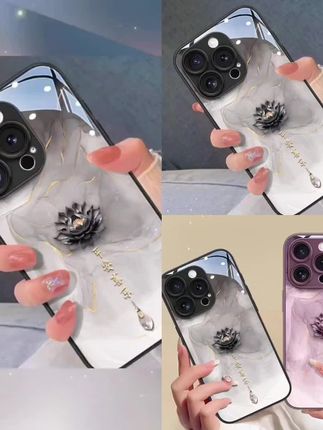 喜乐暗夜莲花适用苹果16promax手机壳中国风iphone15pro保护壳14#手机壳#这个手机壳真的长在我心巴上了 #手机壳推荐#性价比超高 @DOU+小助手