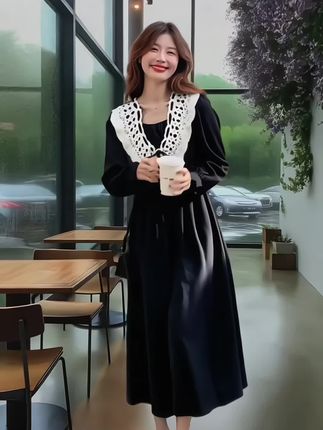 娃娃领连衣裙#时尚气质穿搭 #女装时尚穿搭 #时髦穿搭 #穿搭穿搭 #精致女人穿搭