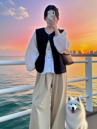 #穿搭#穿搭技巧 #简约穿搭 #显瘦穿搭#微胖小个子女生初秋松弛感穿搭@抖加🔥上热门🔥dou+🔥热点宝