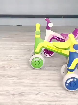 1-3岁儿童平衡车无脚踏幼儿滑行车四轮宝宝滑学步车小孩玩具幼童#儿童滑步车 #儿童平衡车 #萌娃骑车 #小孩溜溜车 #儿童车